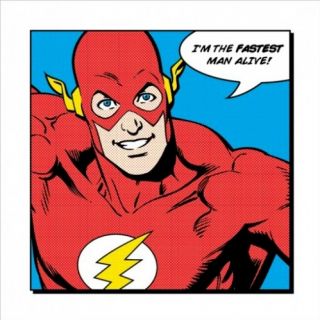 dc comics 16 print flash fastest man alive poster PYRppr45248
