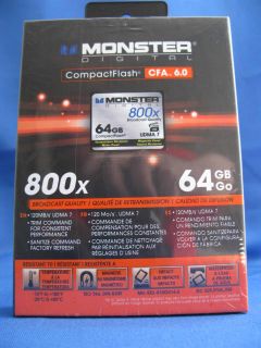 Monster Digital Compact Flash CFA 6 0 800X 64GB