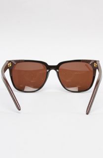 Super Sunglasses The People Sunglasses in Brown Leather  Karmaloop