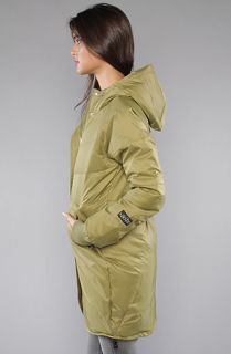 Nikita The Apsu Down Coat in Moss Concrete