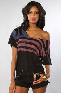 Hurley The Flagship Crop Tee in Black