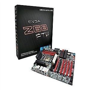 EVGA Z68 FTW Motherboard EATX DDR3 2133 Intel Core i7 i5 Socket LGA