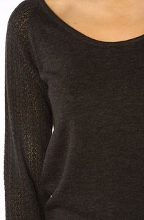 ONeill The Forever Mine Raglan Sweater in Charcoal