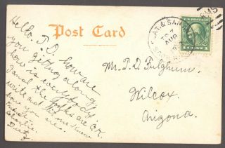 1912 Postcard Church Sequin TX CU Williams