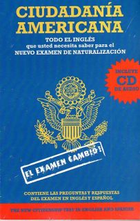 CIUDADANIA AMERICANA PREGUNTAS REPUESTAS LIBRO CD