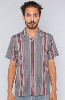 RVCA The Sunday SS Buttondown Shirt in Merlot