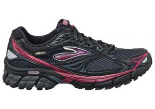 Brooks Ghost 4 Womens Running Shoes Black w Hot Pink Trim Size 9 1 2 B