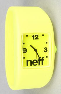 NEFF The Bandit Watch in Yellow Concrete