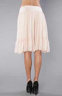 Free People The Poly Georgette Skirt Concrete
