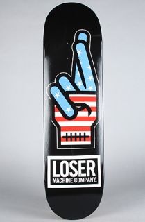 Loser Machine TheAmerican Loser 85 Deck in Black