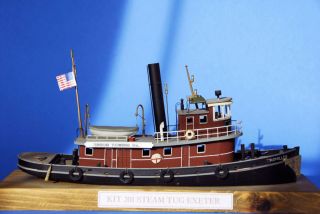 78 STEAM TUG EXETER HO Model Railroad Ship Boat Cast Resin Kit SPH116