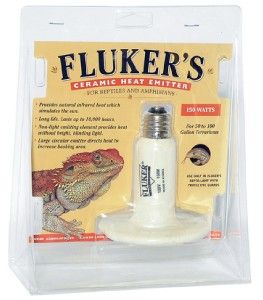 Flukers Reptile Ceramic Heat Emitter Heater Bulb 150W