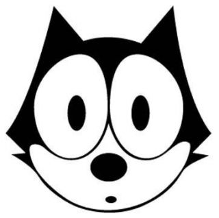 Felix The Cat Cartoon Iron on Transfer