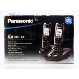 Used Panasonic Digital Expandable Cordless Paired Phones DECT 6 0 KX