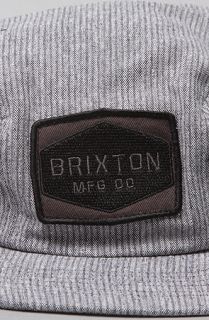 Brixton The Mill Hat in Navy White Stripe