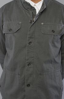 LRG The Cult Surplus M65 Jacket in Dark Charcoal