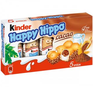 Ferrero Kinder Happy Hippo Cacao   103.5 g   FRESH from Germany