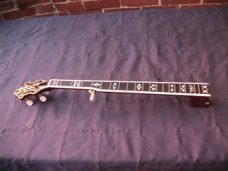Flinthill Recording King Gibson style banjo neck. RB 250 finish KK 11