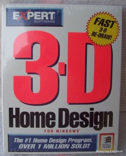 Vintage Computer Expert Software 3 D Home Design Windows 3 1 New