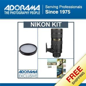 Nikon 70 200mm f/2.8G AF S VR II Lens (Black)   USA with Free Filter
