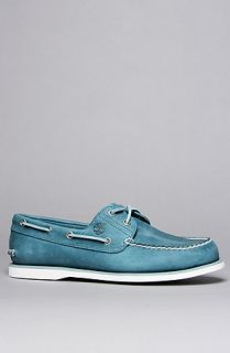 Timberland The Timberland Icon Classic 2Eye Boat Shoe in Blue Catalina