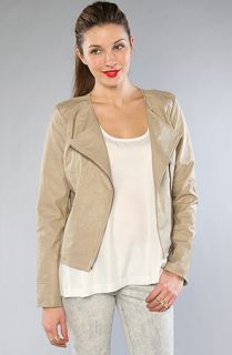 Jack BB Dakota The Hyde PU Leather Jacket in Tan