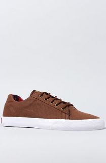 SUPRA The Assault Sneaker in Brown Oiled Canvas