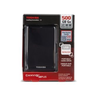 New Toahiba Canvio 500GB Portable External Hard Drive USB 3 0 500 GB