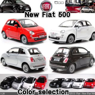 NEW Fiat 500 128 , 5 Color selection Diecast Mini Cars Toys Kinsmart