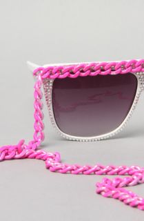 Morir by Kerin Rose The LoveHate Convertible Chain Shade Sunglasses