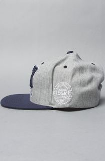 DGK The DGK Head of the Class Snapback Hat in Athletic Heather Grey