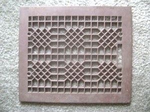 14 x 12 Furnace Grate   Wall / Floor Vent   Iron