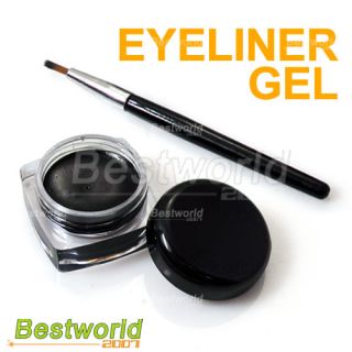 black waterproof eye liner eyeliner gel makeup brush specification