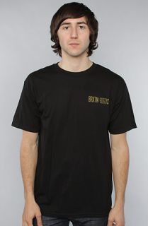 Brixton The Index Tee in Black Concrete