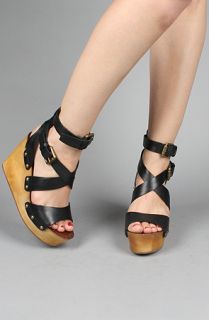 Ash Shoes The Vicky Sandal in Black Concrete