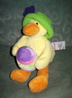 Easter Flapdoodles Duck Holding An Egg Gund Plush Stuffed Animal Play