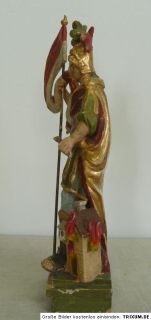 Heiliger Florian Barock Holz Figur original