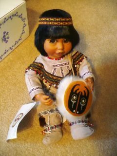 Native American Sweet Spirits Baby Porcelain Doll