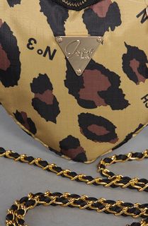 Joyrich The Joyrich Collab Heart Pouch in Gold Leopard