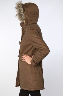  hooded parka with removable faux fur in bark sale $ 132 95 $ 229