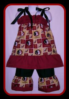 Florida State Seminoles Boutique Custom Pillowcase Dress Set