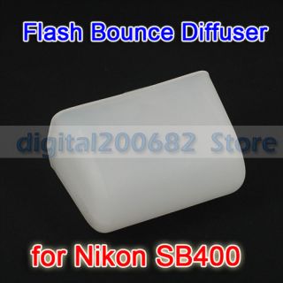 Flash Bounce Diffuser Cap Box Nikon SB400 SB 400 Flash