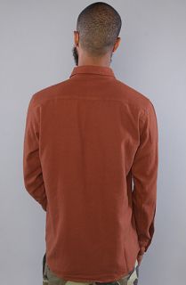 Brixton The Donez Buttondown Shirt in Rust