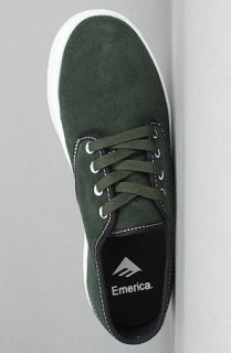 Emerica The Laced Sneaker in Dark Green