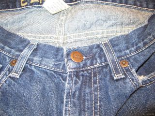 20 Womens Ezra Fitch Jeans Size 26 Abercrombie Fray Bottom Low Rise
