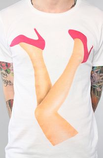 Joyrich The JOYRICH Y Tee in White Concrete