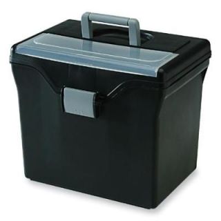  HFB 24 Top Portable File Box with Organizer Top File Keeper