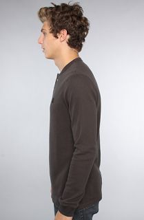 DC The Yield Henley in Pirate Black Concrete