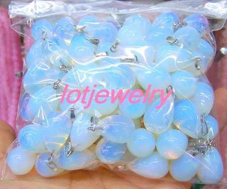 wholesale 12p Jewelry Fashion Charm lots drop translucent opal