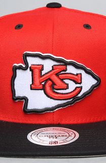Mitchell & Ness The NFL Wool Snapback hat in Red Black